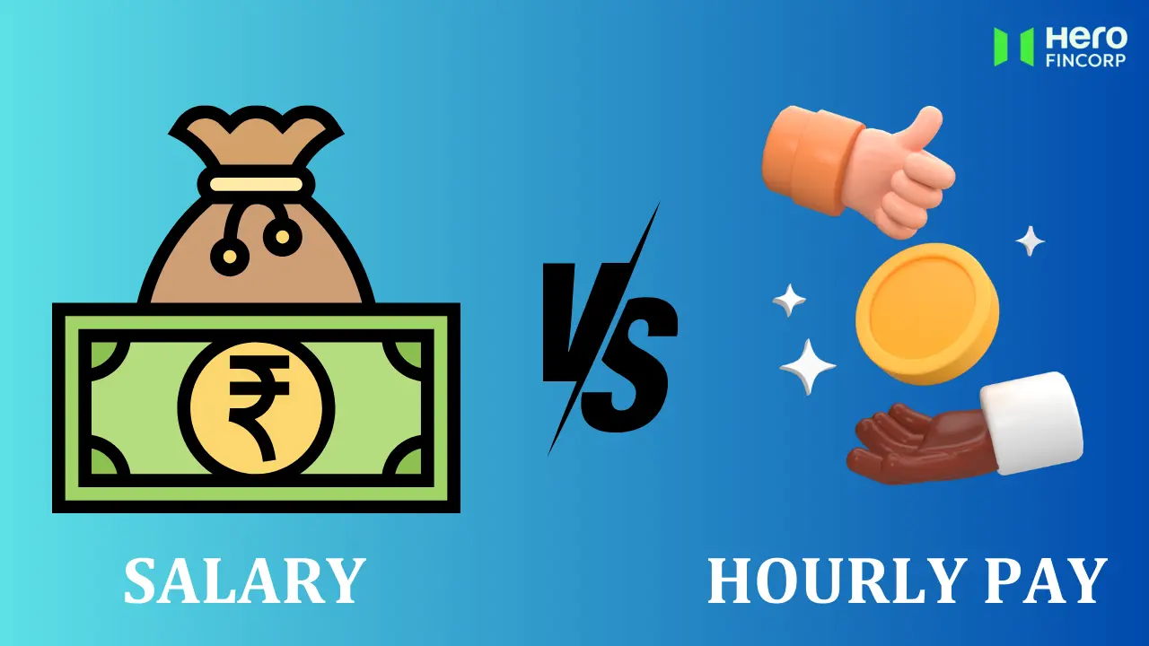 difference between hourly pay and salary